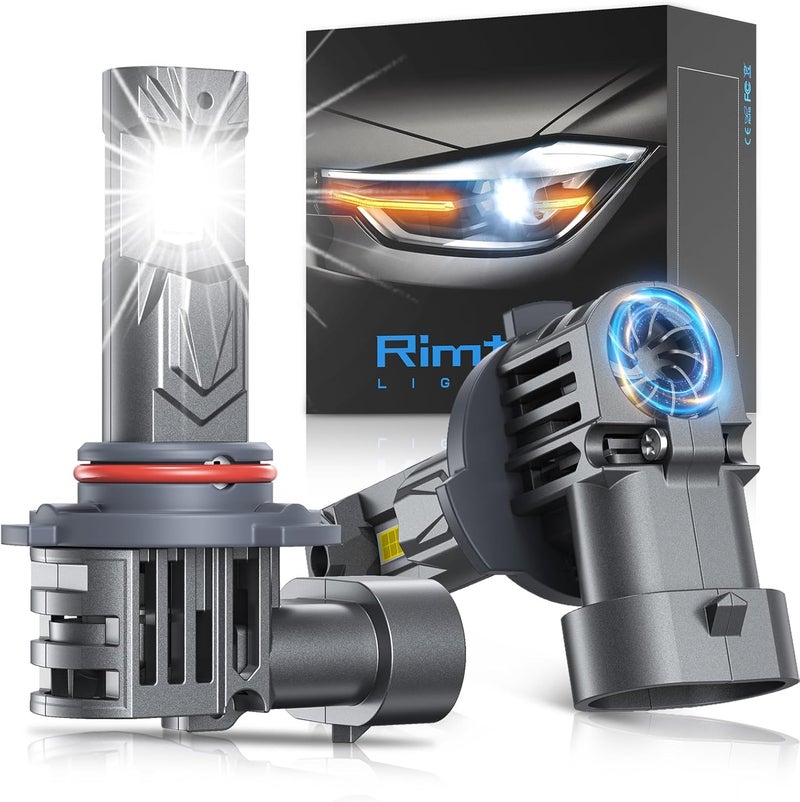 rimthin 9005/HB3 Bulbs, HB3 Fog Lights 6000K Cool White, Pack of 2 - Image 1